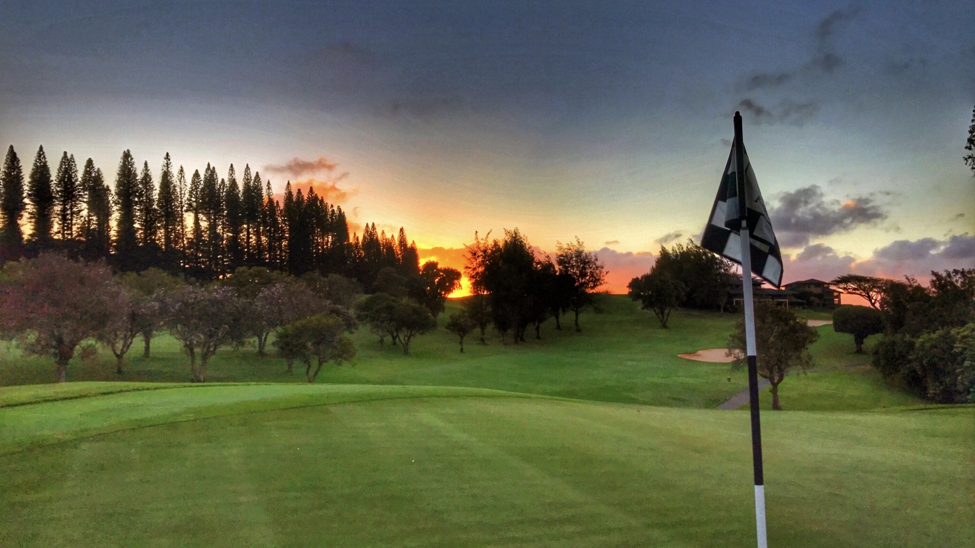 Kapalua Bay Golf Course at Sunset