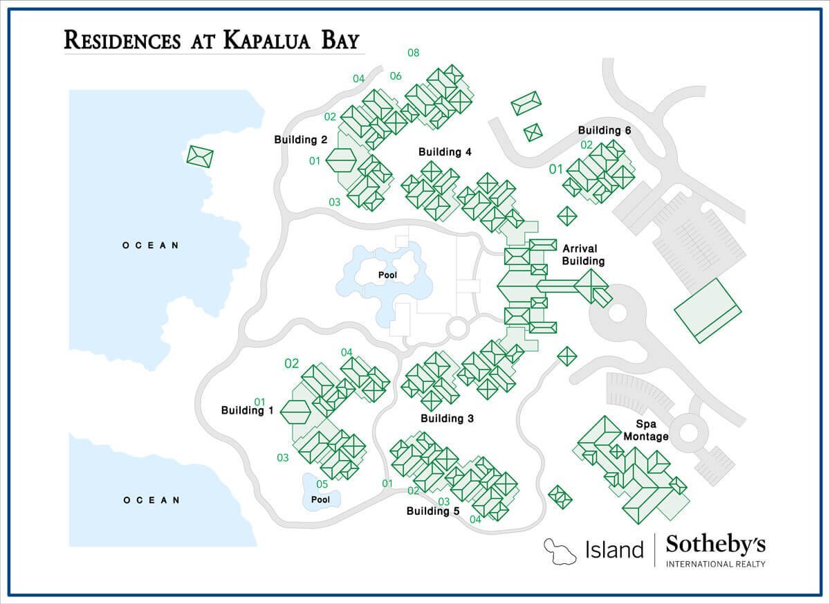Montage Residences Kapalua Bay Map